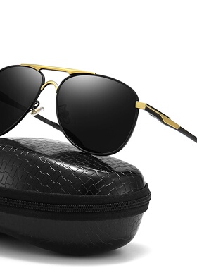 偏光太阳镜男士墨镜女士防紫外线经典款蛤蟆镜潮人开车驾驶镜8722