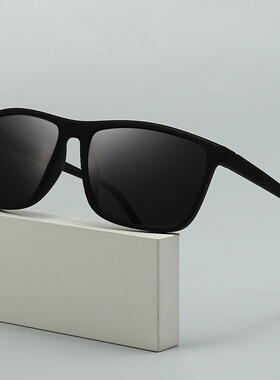 新款男士眼镜偏光太阳镜方框墨镜欧美款户外太阳眼镜墨镜男3237