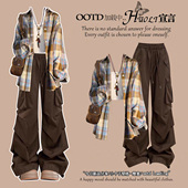 衬衫 套装 13岁一整套初中学生14 裤 17女孩工装 15少女深秋甜酷韩版