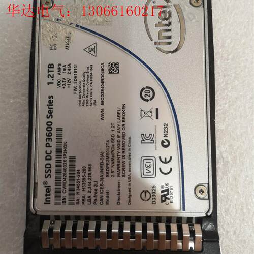 英特尔InteI  DSD  DC  P3600  Seri(请询价)