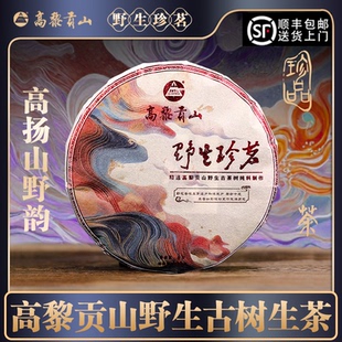 高黎贡山 野生珍茗野生古树茶纯芽头 云南野生普洱茶生茶饼 100g