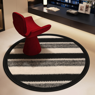 摇摇椅专用地垫免洗可擦电脑椅子下脚垫圆形客厅懒人沙发躺椅地毯