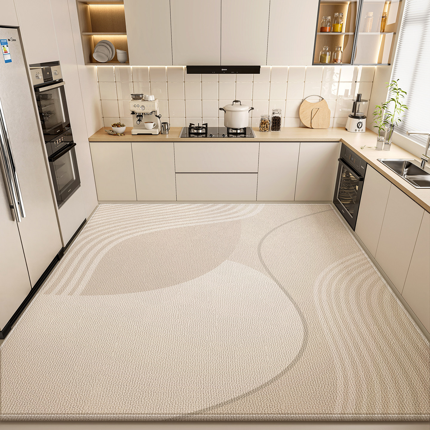 厨房地垫新款家用厨房专用地毯垫防油防滑免息防水可擦脚垫全铺垫,居家布艺,厨房地垫,淘宝优惠券,粉丝福利购,淘宝优惠卷