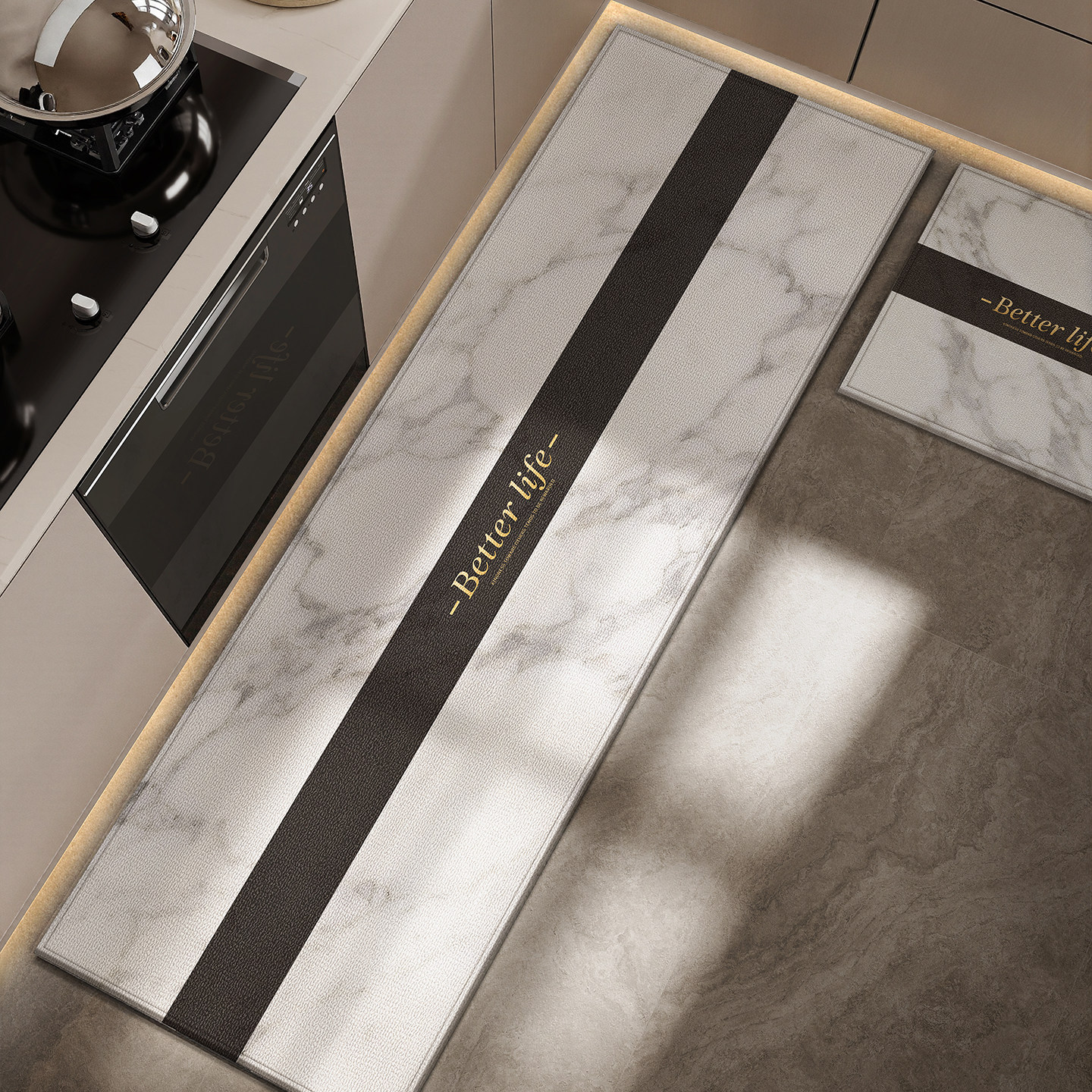 厨房地垫防滑防油专用加厚脚垫长条门垫防水垫子耐脏地毯2026新款,居家布艺,厨房地垫,淘宝优惠券,粉丝福利购,淘宝优惠卷