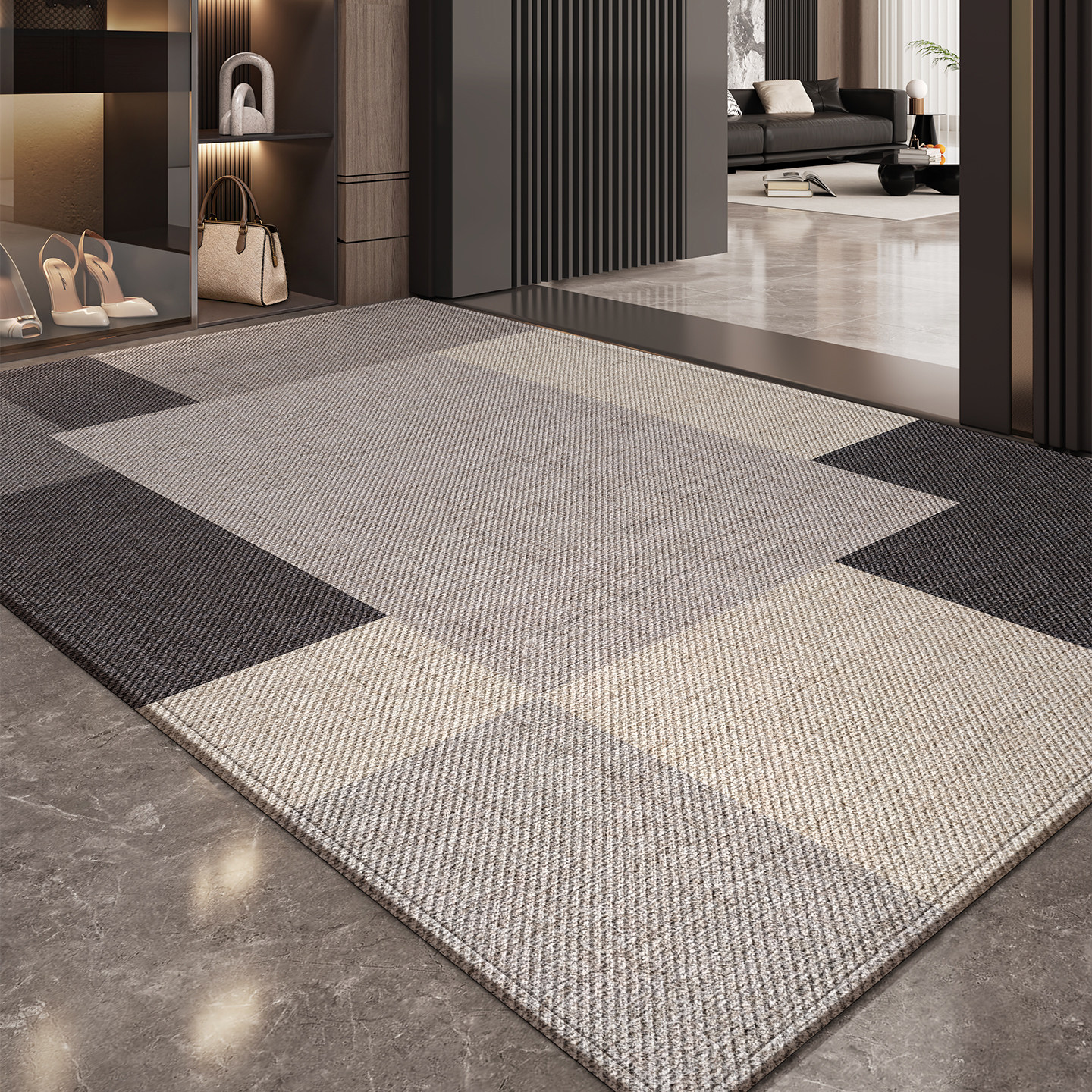 入户门地垫防滑可裁剪家用脚垫免洗耐脏进门地毯专用新款高级门垫