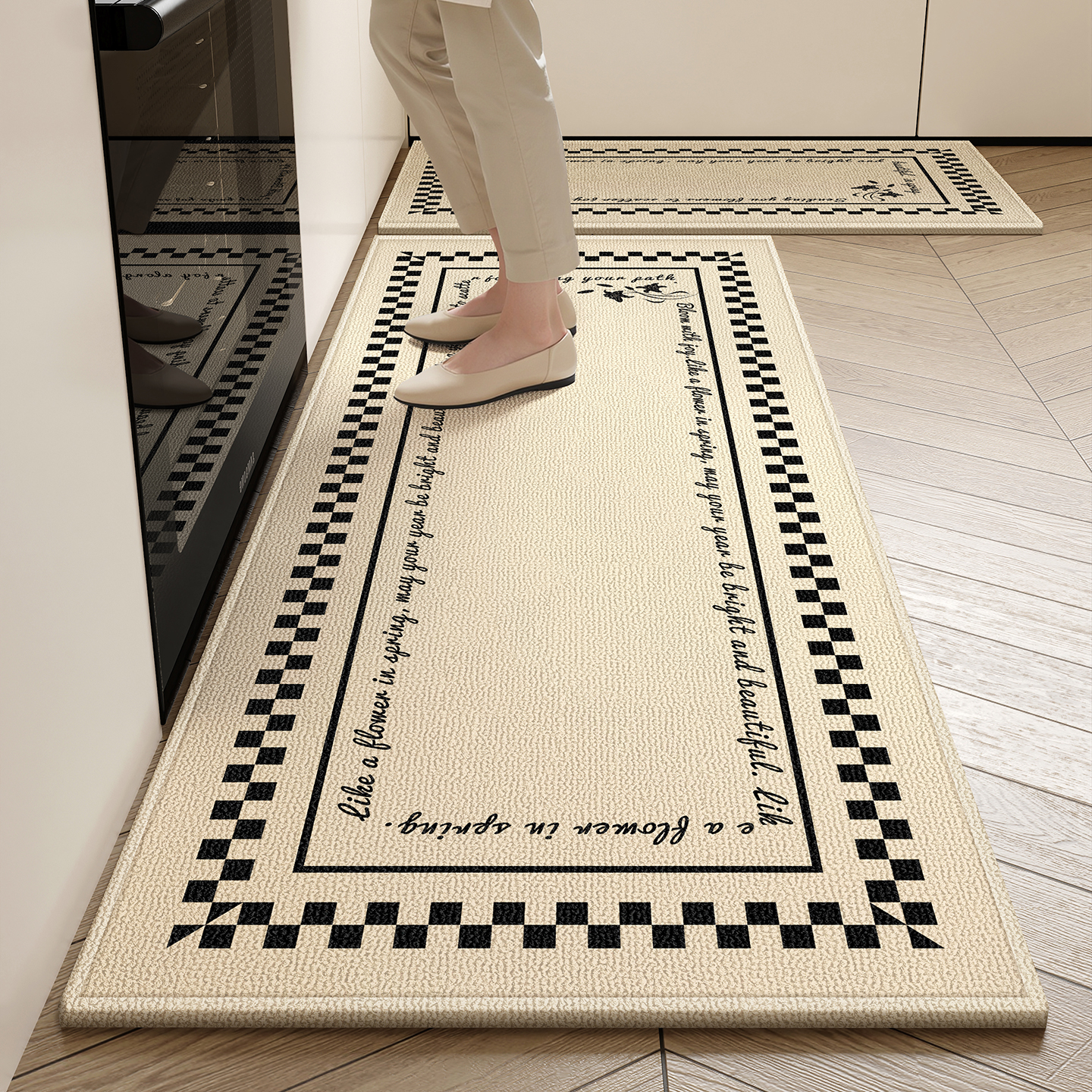 厨房地垫防滑防油可擦免洗地毯垫