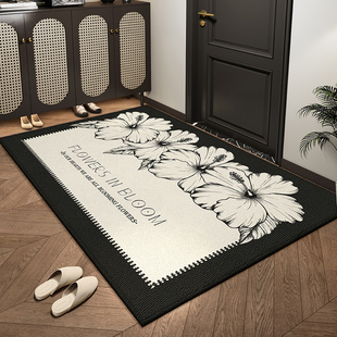 2024新款 家用大门口耐脏可定制现代简约入户门地垫玄关吸尘踩脚垫