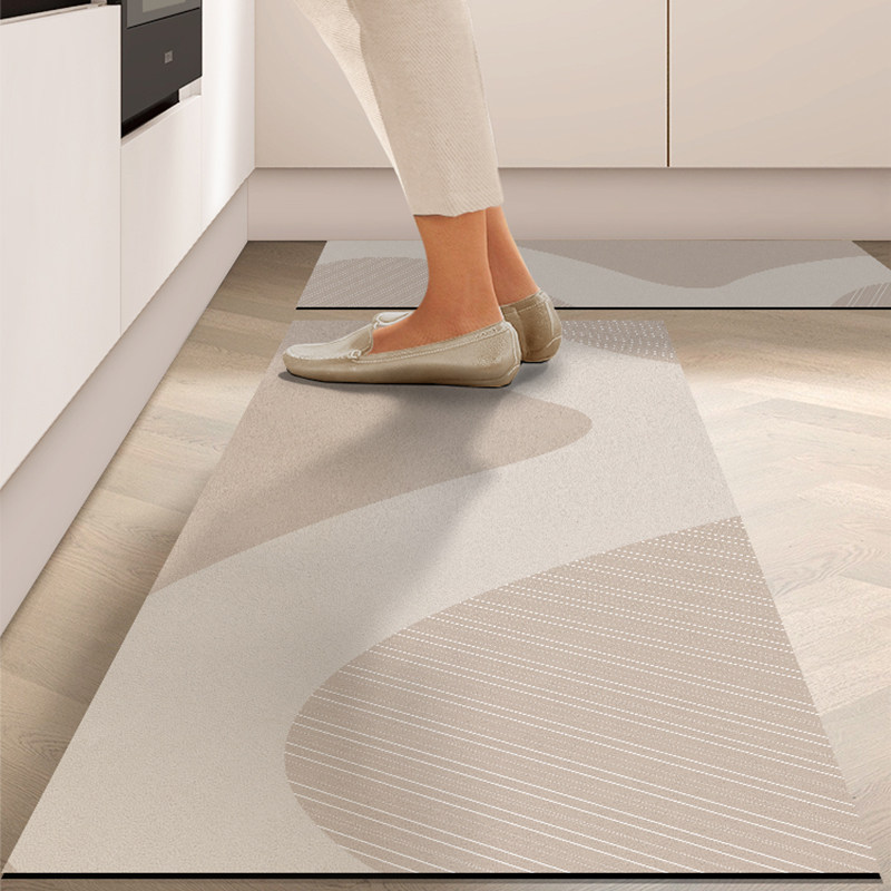 侘寂风厨房地垫防滑防油可擦免洗长条脚垫子防水耐脏家用门口地毯,居家布艺,厨房地垫,淘宝优惠券,粉丝福利购,淘宝优惠卷