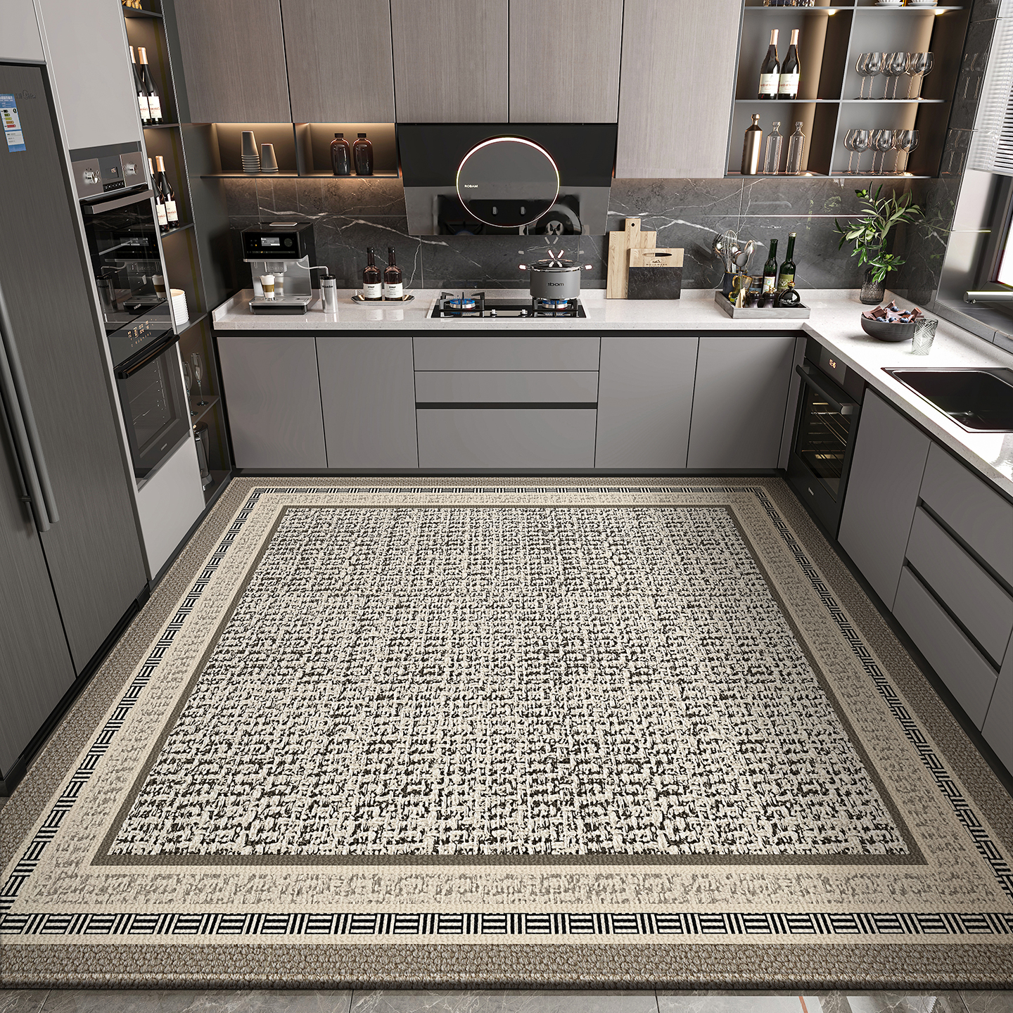 厨房地垫防油防滑免洗可擦防水