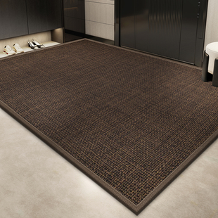 新款 客厅满铺地毯门口脚垫 入户门地垫编织门垫入户脚踏垫进门日式