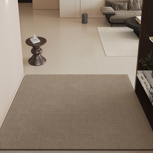 门地垫简约纯色家用玄关地垫耐脏防滑入户门地毯进门门口垫蹭脚垫