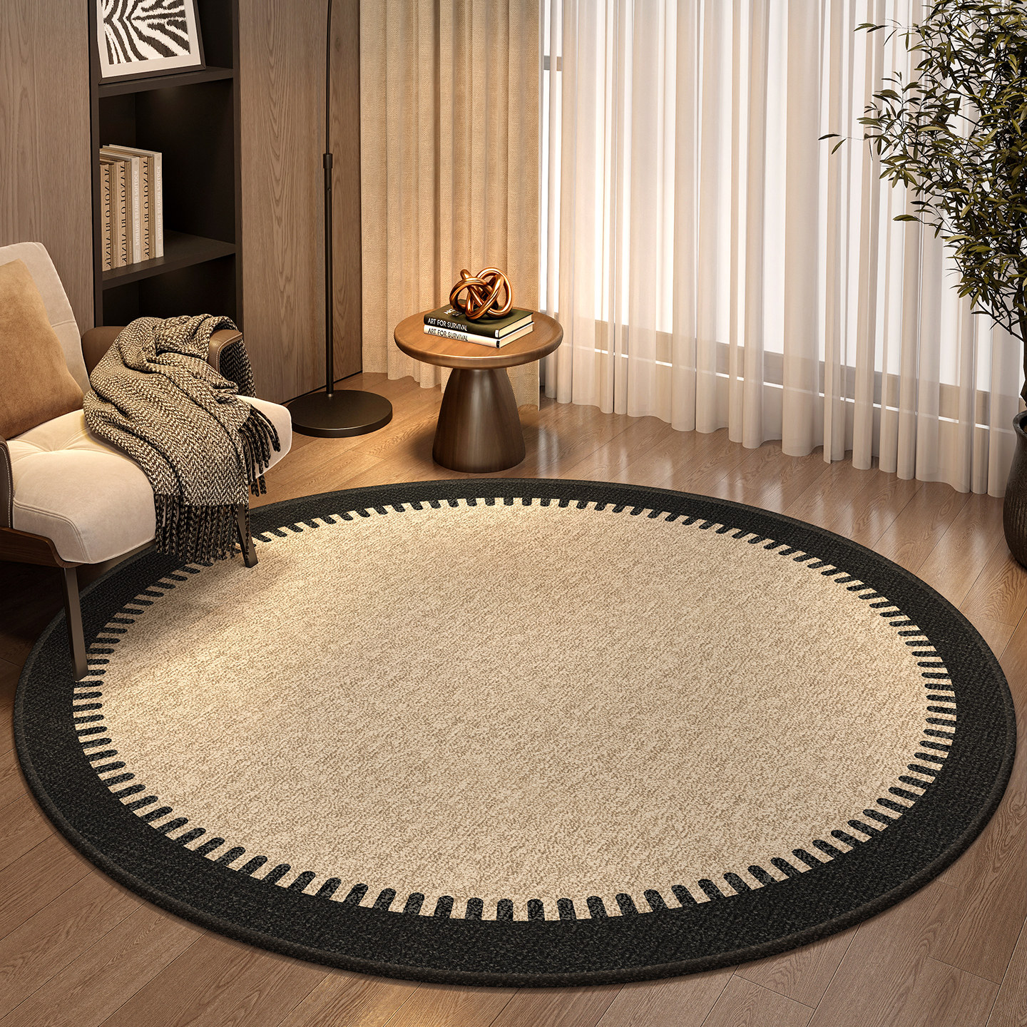 卧室摇摇椅地垫高级床边毯梳妆台椅子懒人沙发茶几客厅圆形地毯,居家布艺,地毯,淘宝优惠券,粉丝福利购,淘宝优惠卷