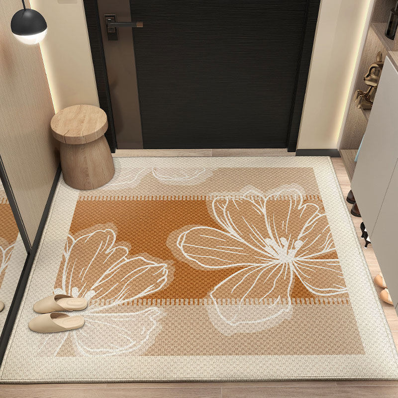 花朵进门地垫玄关可裁剪防滑入户门地垫门厅口耐脏可擦洗脚垫,居家布艺,入户地垫,淘宝优惠券,粉丝福利购,淘宝优惠卷