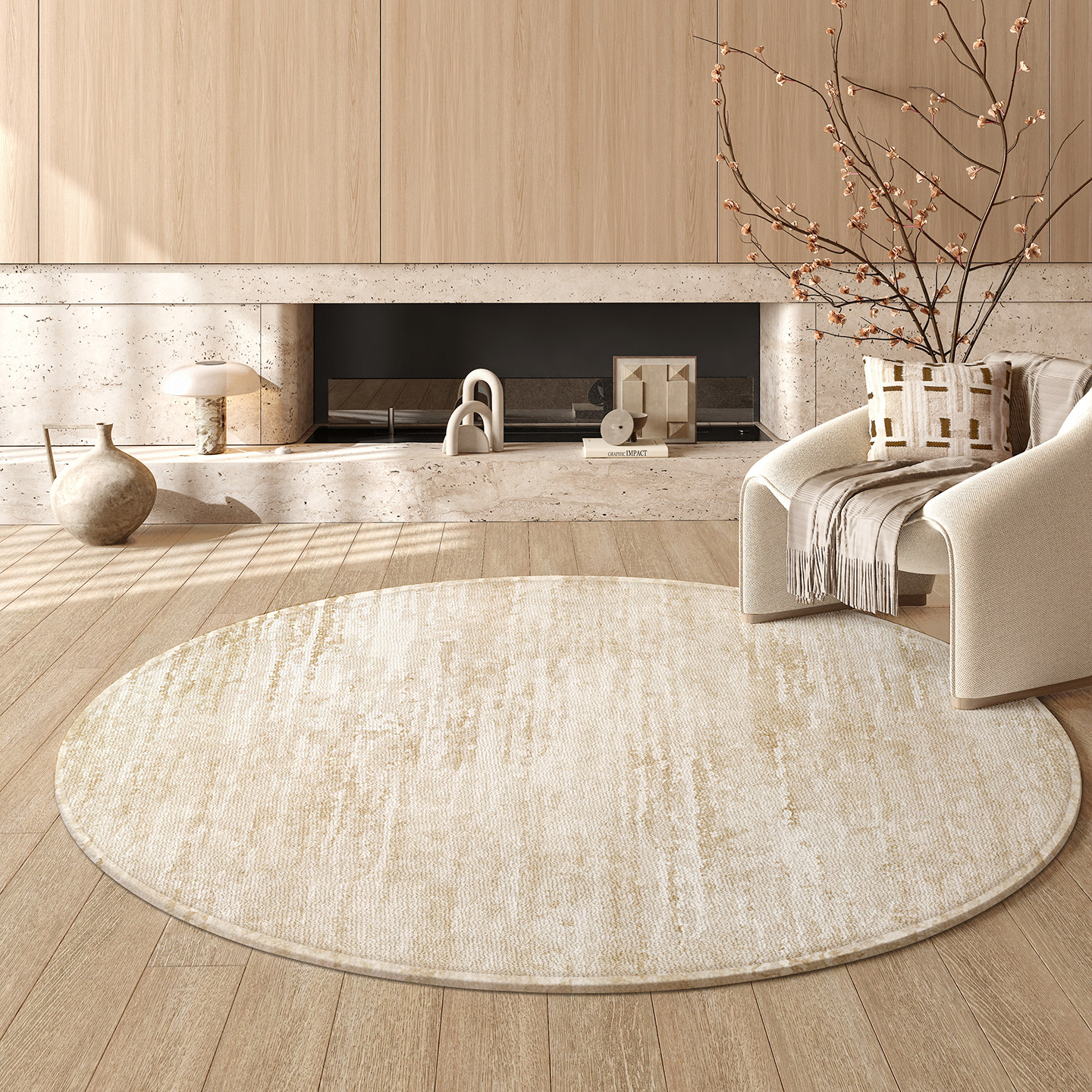 简约风客厅圆形卧室地毯新款沙发茶几垫子电脑椅子脚垫转椅小地垫,居家布艺,地毯,淘宝优惠券,粉丝福利购,淘宝优惠卷