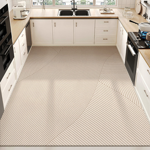 厨房地垫防油防滑免洗可擦防水专用满铺脚垫新款 耐磨耐脏定制地毯