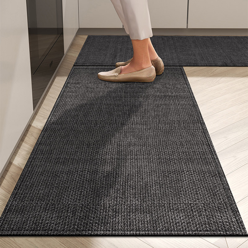 厨房地垫防水放油可擦免洗家用耐脏高级感进门口脚垫长条防滑地毯,居家布艺,厨房地垫,淘宝优惠券,粉丝福利购,淘宝优惠卷