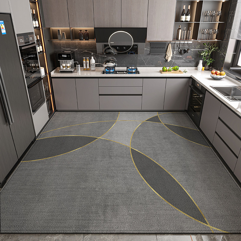 新款2026整铺厨房专用地垫耐脏防水防滑家用可擦免洗通铺大尺寸垫,居家布艺,厨房地垫,淘宝优惠券,粉丝福利购,淘宝优惠卷