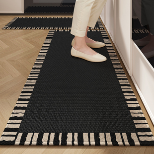 厨房专用地垫家用防水防油脚垫简约轻奢耐脏防滑地毯可擦免洗垫子