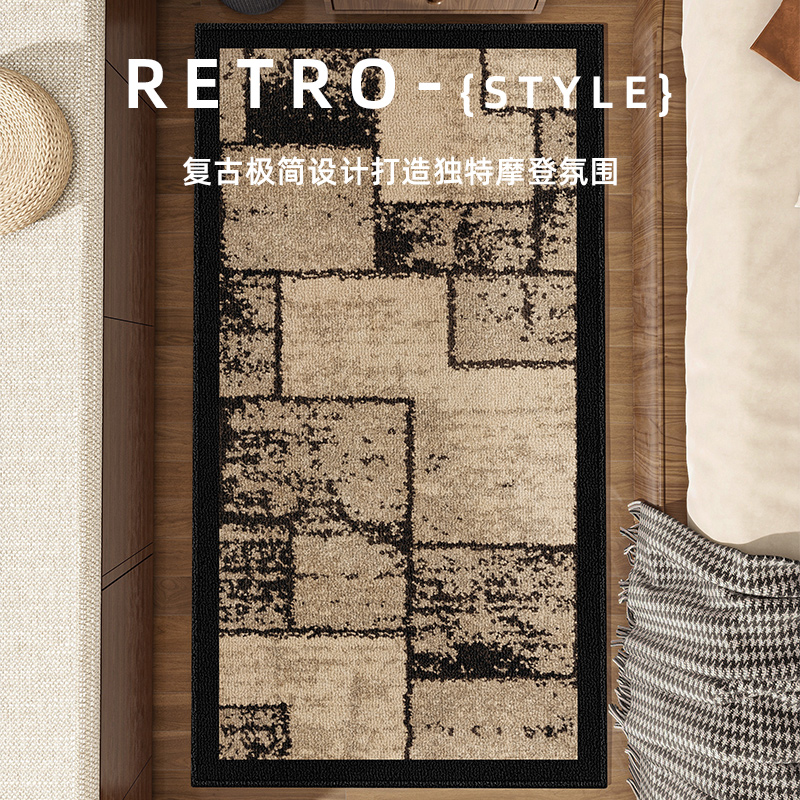 床边毯细腻毯面柔韧耐蹭柔软舒适