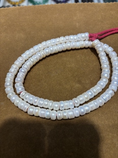 天然藏区老珍珠 直径7.5左右