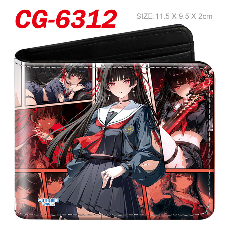 鸣潮千咲卡提西娅高清凹凸网红同款学生礼物二次元爆款3D周边钱包