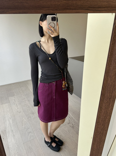 随时想穿的深V打底 超显瘦不起球 天丝绵羊毛超舒服 可运动穿