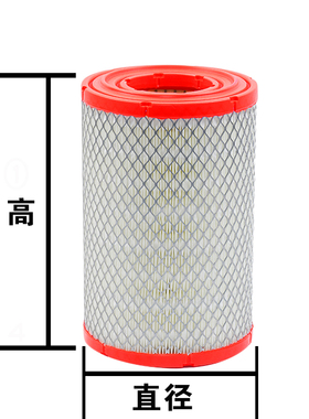 PU1725江淮康玲骏铃1726江铃凯运N720凯锐N800空气滤芯格1823空滤