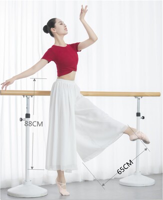 飘逸古典舞雪纺阔腿裤