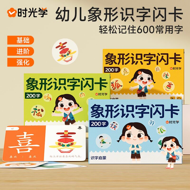 幼儿象形识字闪卡幼儿园