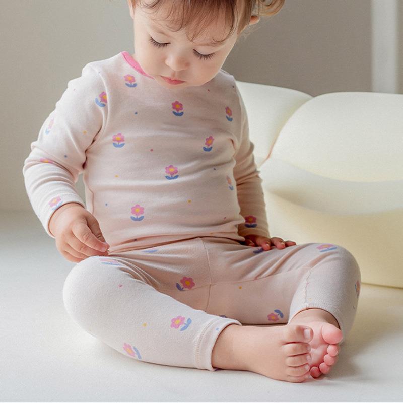 儿童秋衣秋裤纯棉春秋冬