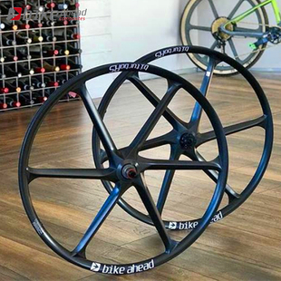 德国 Bike ahead biturbo 全系列碳纤维碟刹桶轴山地公路越野轮组