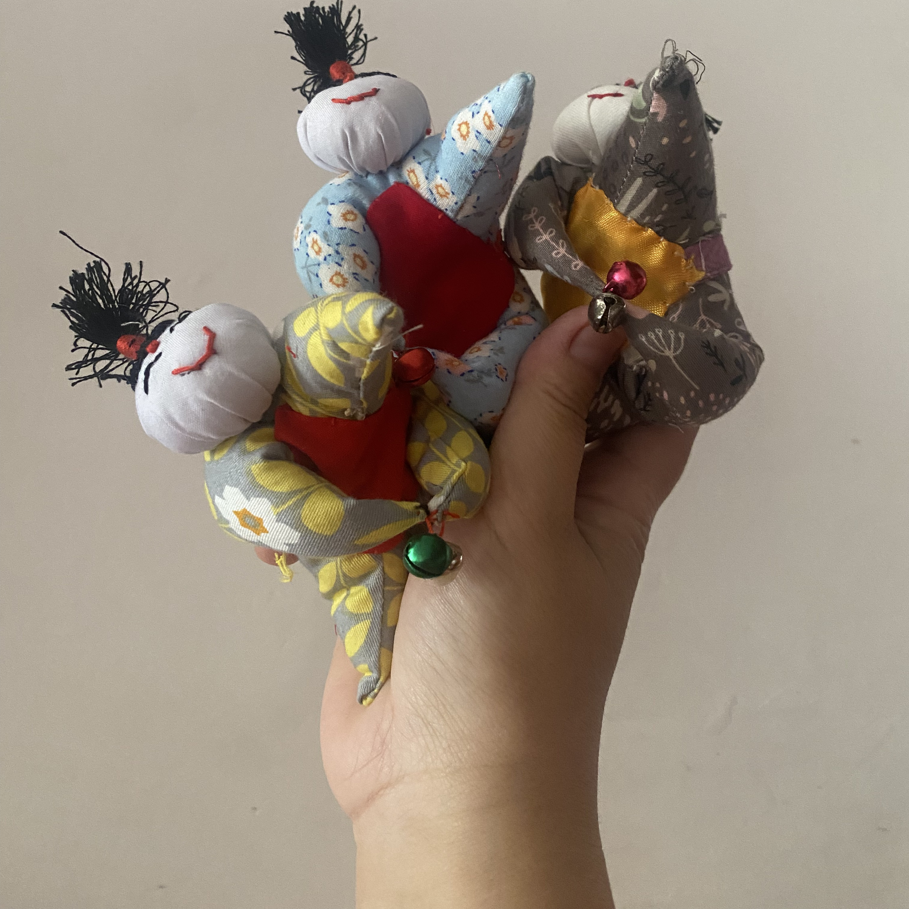 马年新款手工小的人偶扎素体娃娃棉布p p棉传统玩偶公仔毛绒可爱