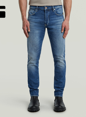 G-STAR RAW25秋季新款3301修身高个男士帅气潮流微弹牛仔裤51001