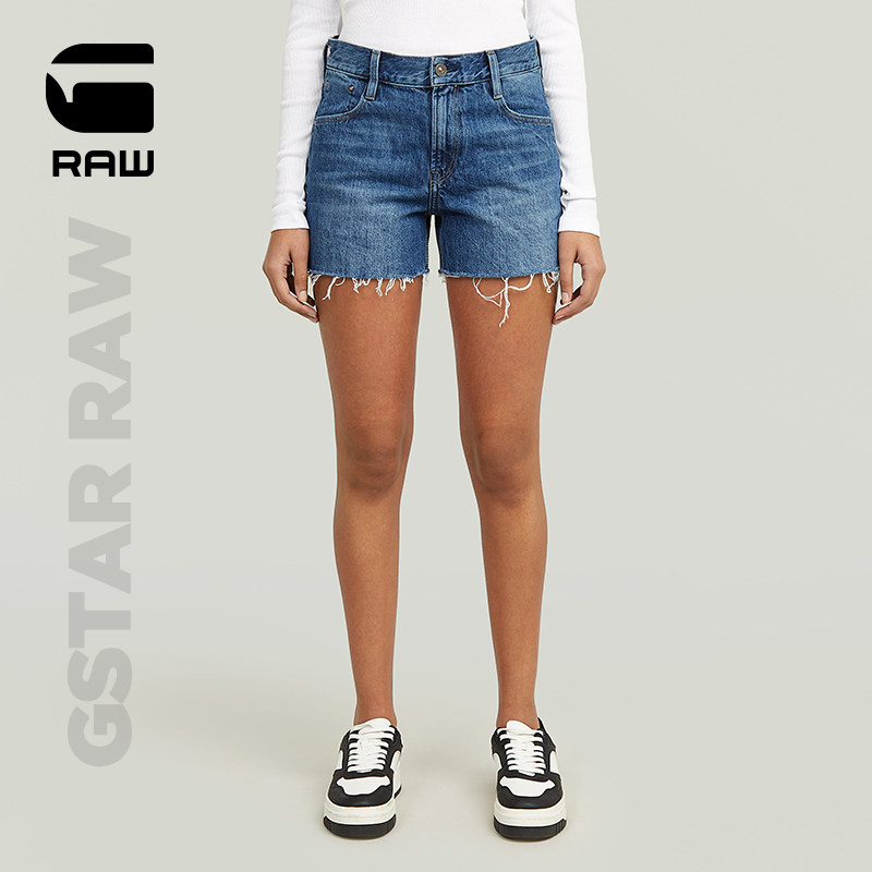 G-STAR RAW潮流女士短裤夏季修身裤子时尚个性美式热裤D26272