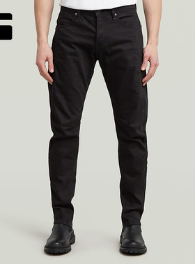 G-STAR RAW Contor 3D男士修身帅气牛仔裤弹力25年秋季新款D27222