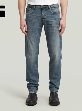 G-STAR RAW Morry FWD高个5口袋男士锥形加长牛仔裤D26141秋新25