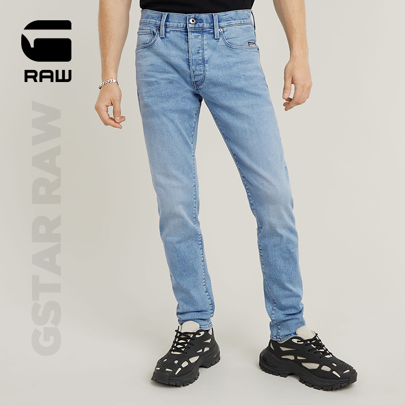 G-STAR RAW3301修身超弹修饰腿型时尚男士简约百搭牛仔裤D25742