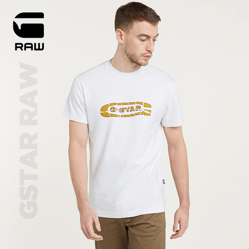 gstar休闲百搭logo字母短袖T恤