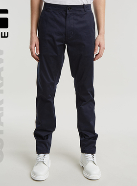 G-STAR RAW帅气男士Mosa直筒奇诺裤春秋简约百搭潮流休闲裤D25547