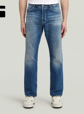 G-STAR RAW复古Dakota修饰腿型男士直筒牛仔裤2025秋季新款D23691