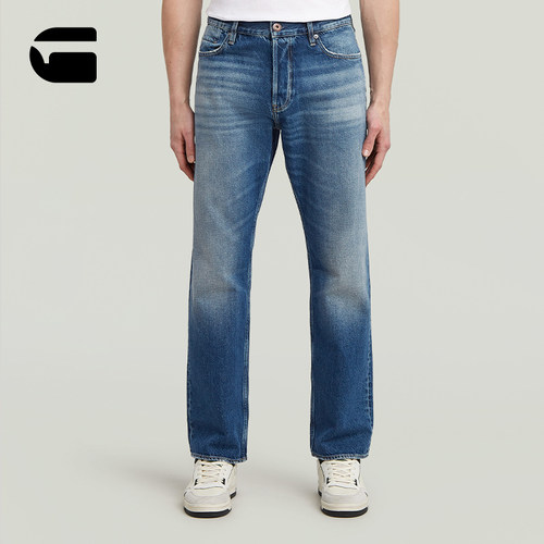 G-STAR男士直筒牛仔裤