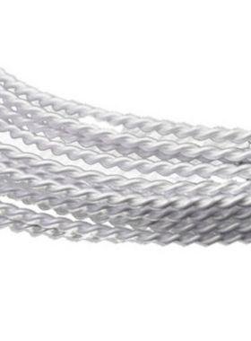 纯银丝线 990/999拧麻花银线半硬绕线珍珠戒指耳坠手工串珠材料