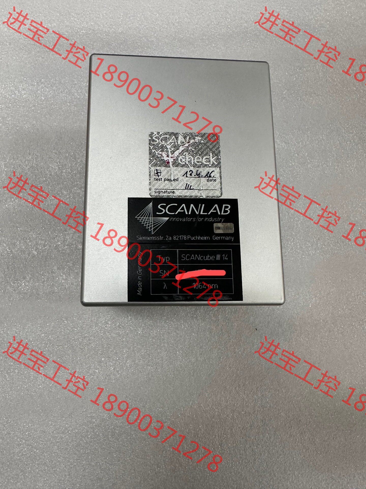 议价 德国进口scanlab振镜scancube lll 14 1