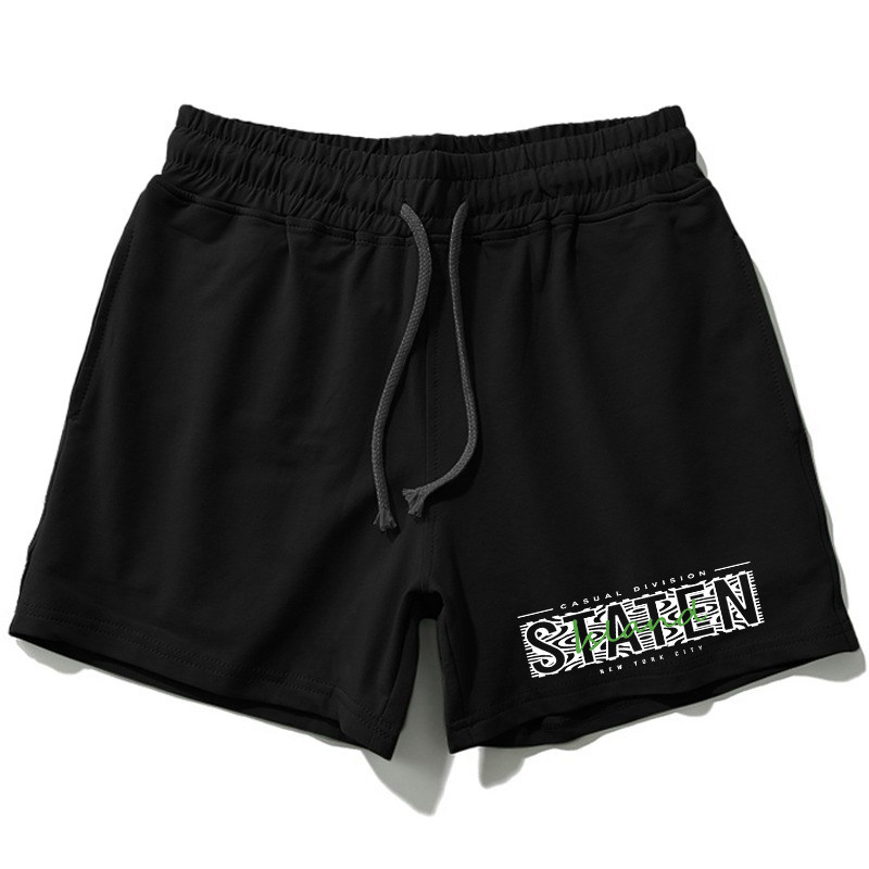 三分裤男短裤夏季薄款纯棉大裤衩男式大码3分运动裤健身居家休闲4