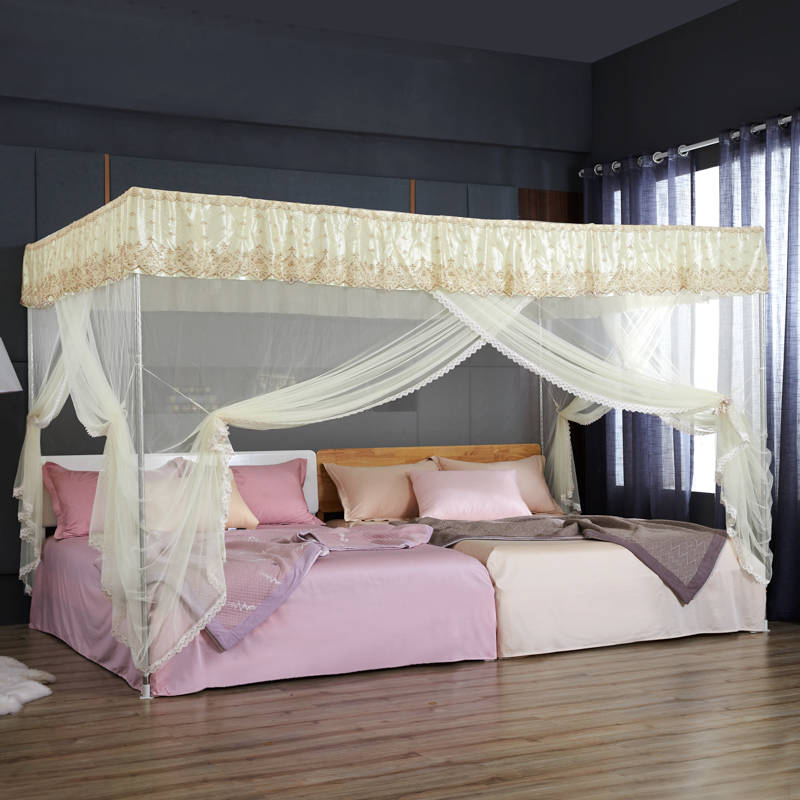 定做蚊帐定制加大加宽双拼接合并