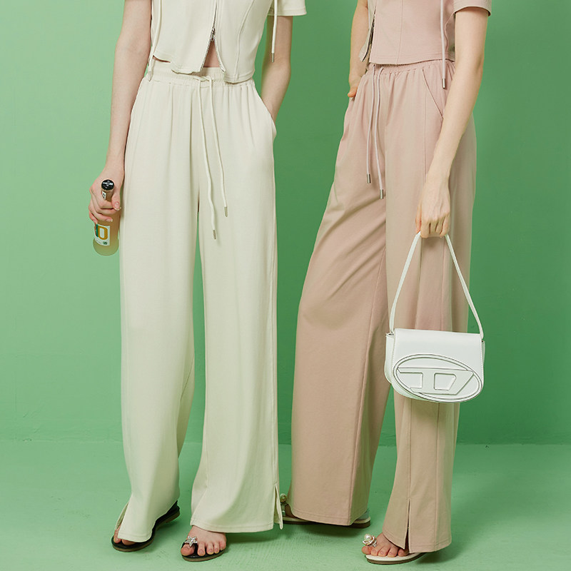 今年流行高级洋气时尚高腰小个子休闲阔腿裤长裤子女2026新款爆款