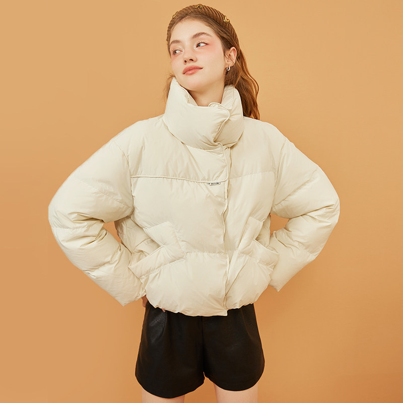 zklin官方旗舰店高端品牌白鸭绒羽绒服女2025冬季巨好看新款外套