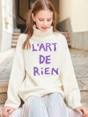 针织毛衣慵懒韩版高领