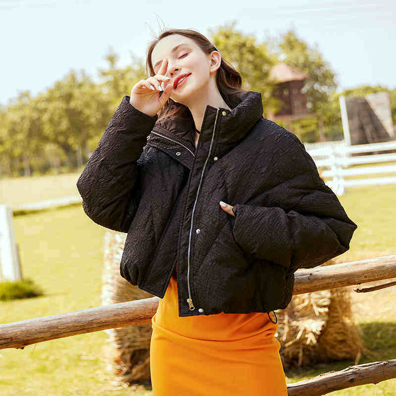 2024春秋新款羽绒服女小个子短款白鸭绒时尚加厚外套韩版宽松,女装/女士精品,羽绒服,淘宝优惠券,粉丝福利购,淘宝优惠卷