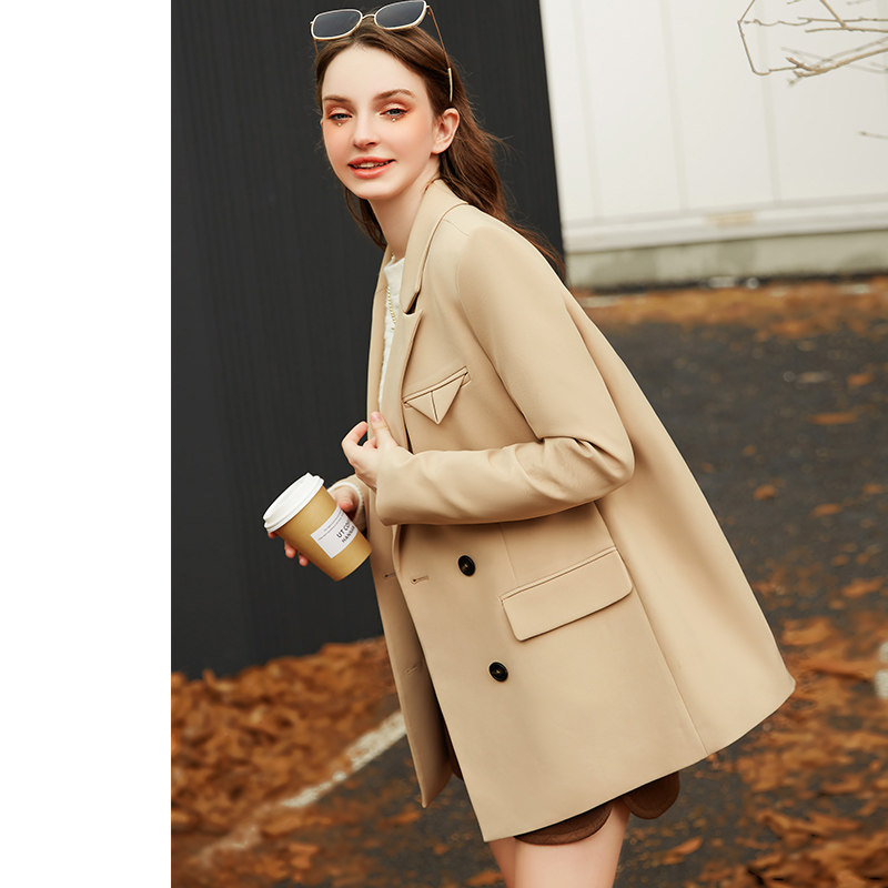 西装外套女小个子宽松休闲设计感小众2025春秋新款气质高级感上衣